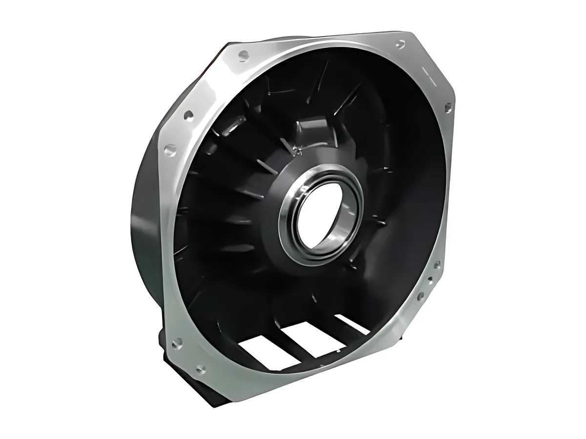 Aluminium end covers: Cast aluminium cover with bearing seat