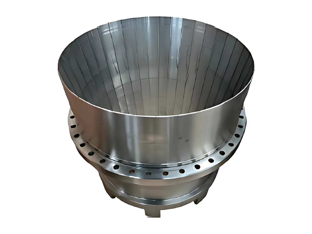 Ribbed conical bowls: Conical bowl with internal ribs