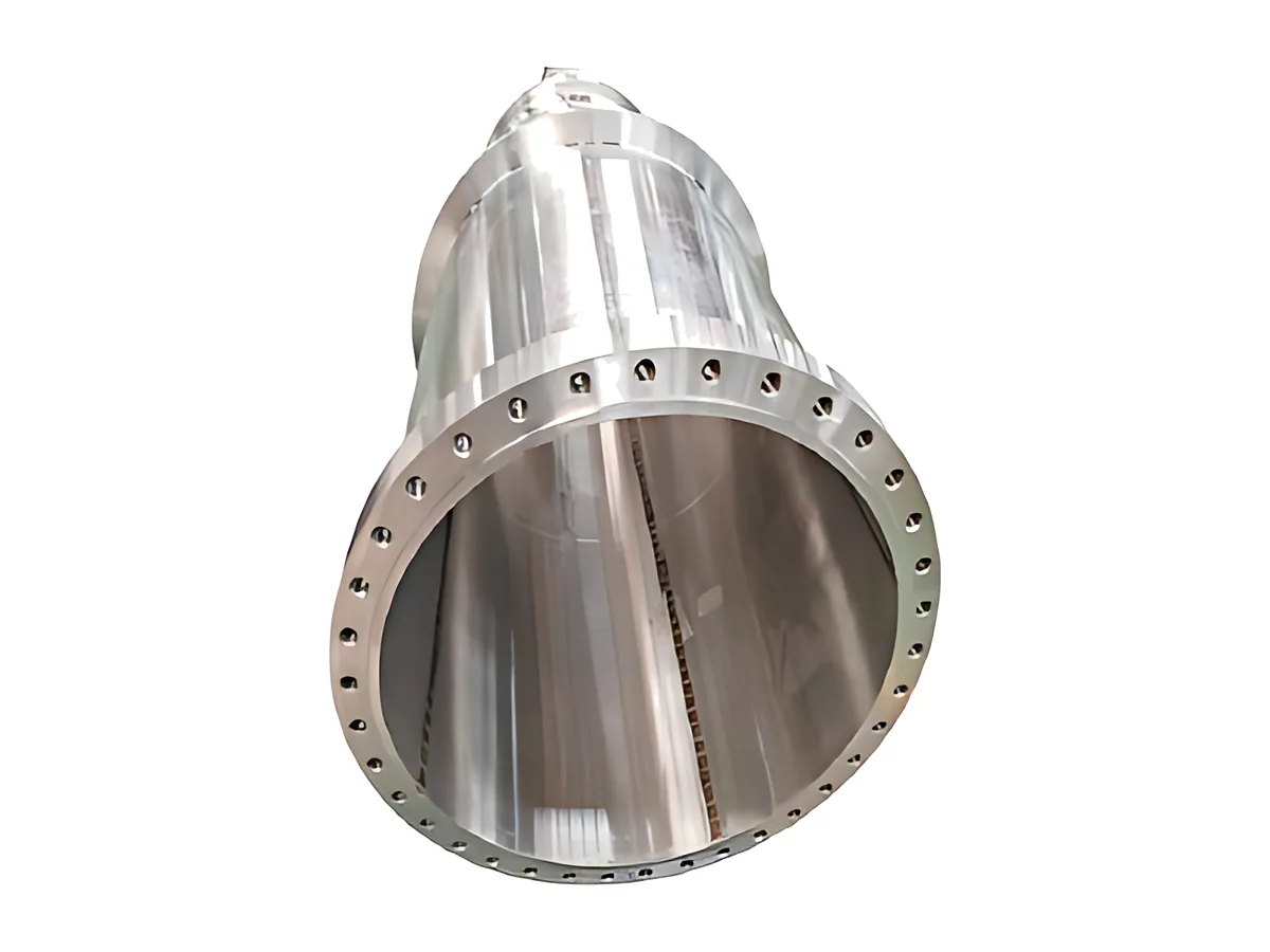 Conical bowl sections: Flanged conical section