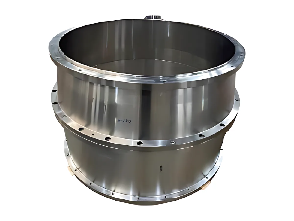 Cylindrical bowls: Flanged cylindrical bowl section