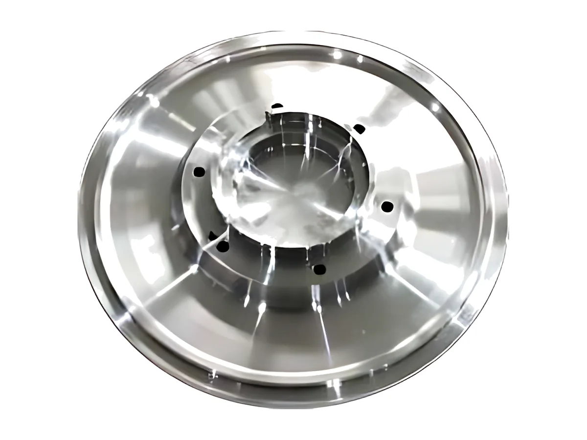 End shields: Flat end shield with machined faces