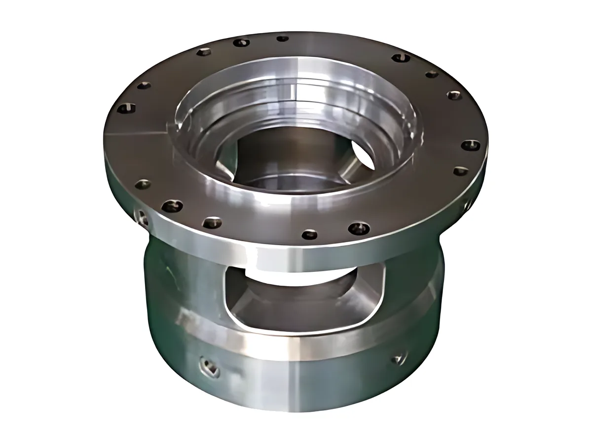 Flanged bearing seats: Flanged seat with precision bores