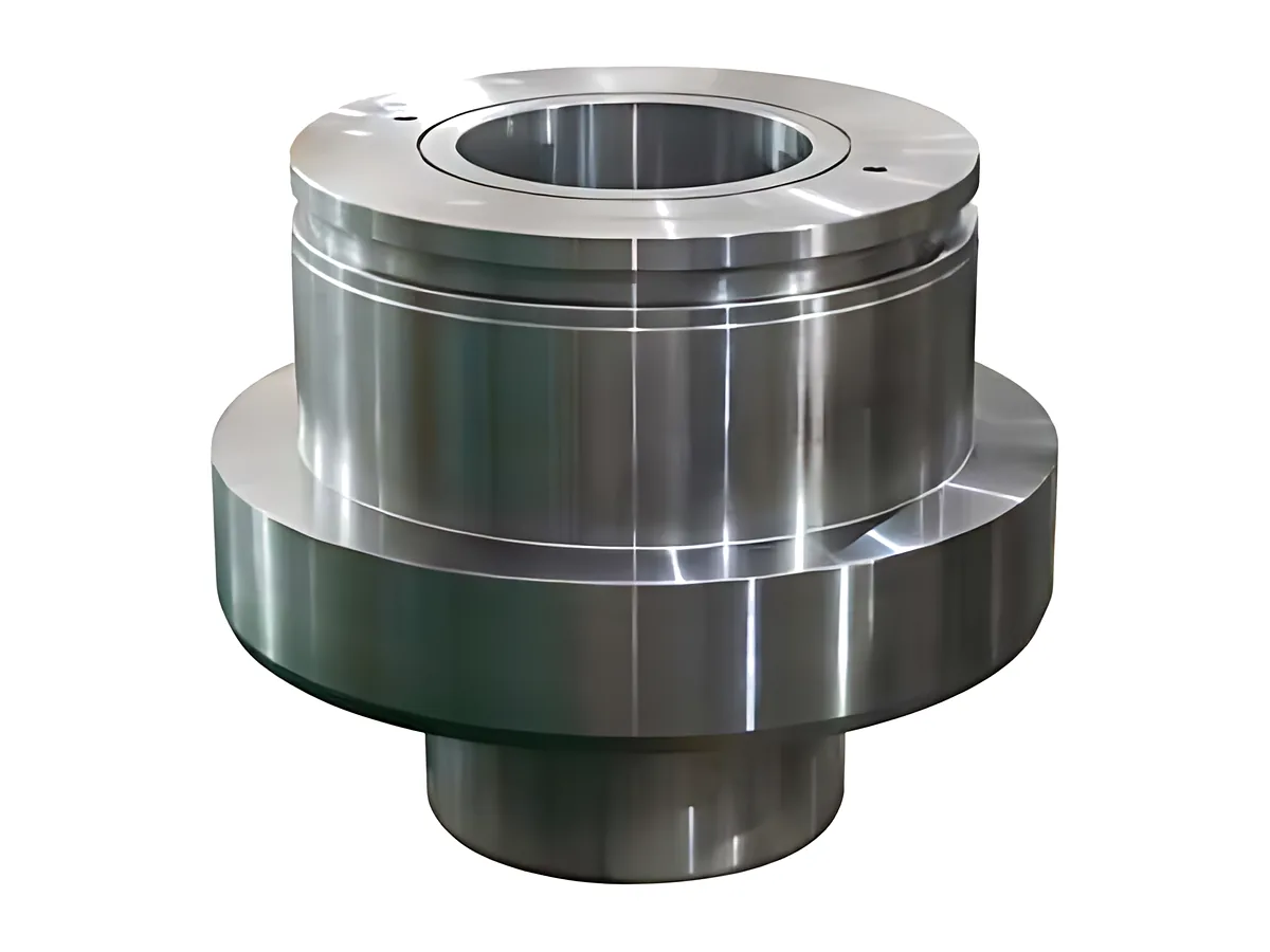 Hydraulic pistons: Large piston turned and ground to seal fit