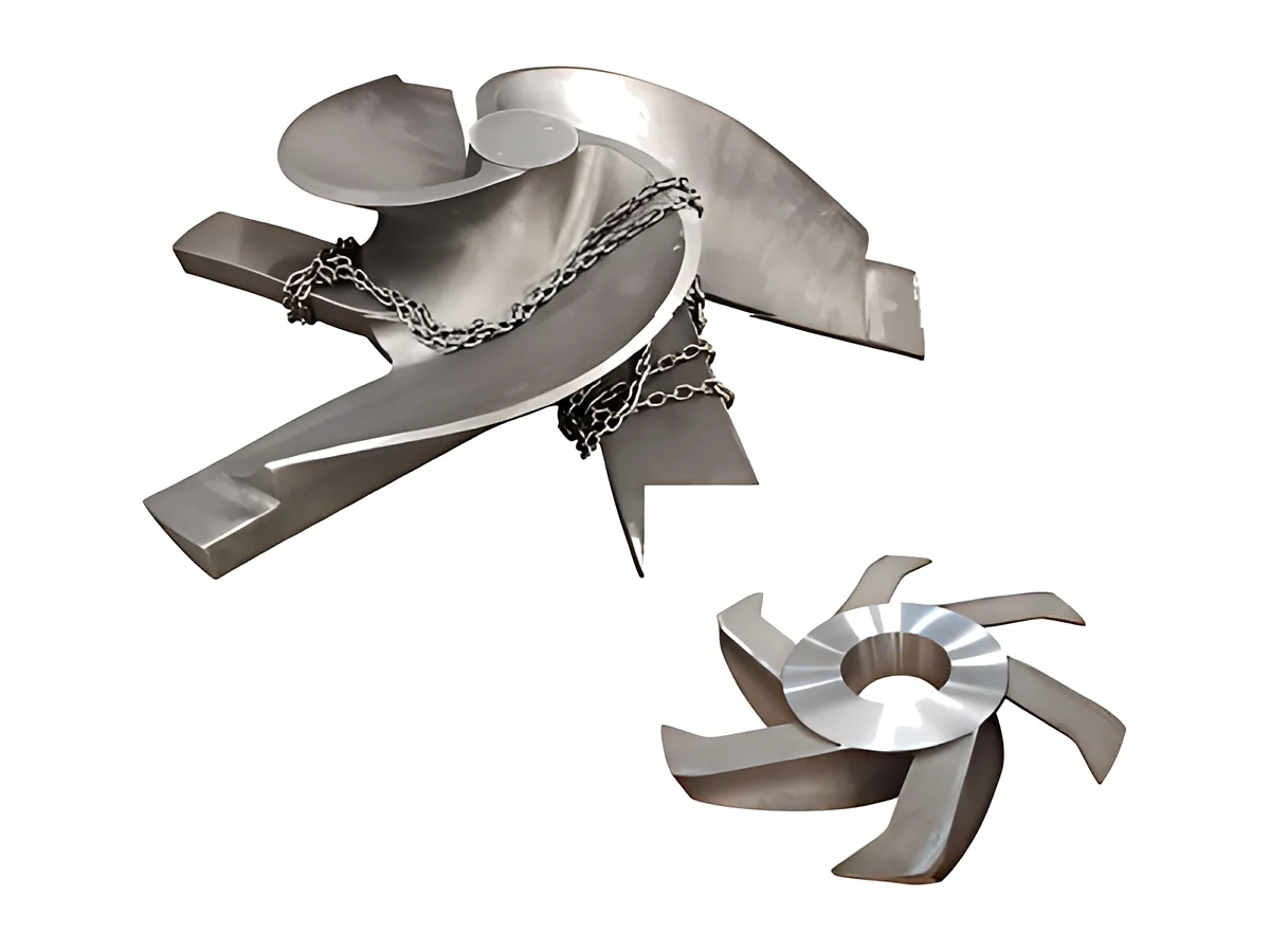 Large pulper rotors: Heavy pulper rotors and agitators