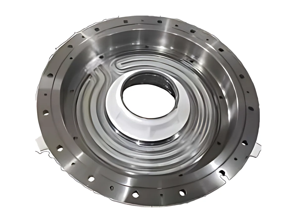 End covers: Machined cover with stepped bores