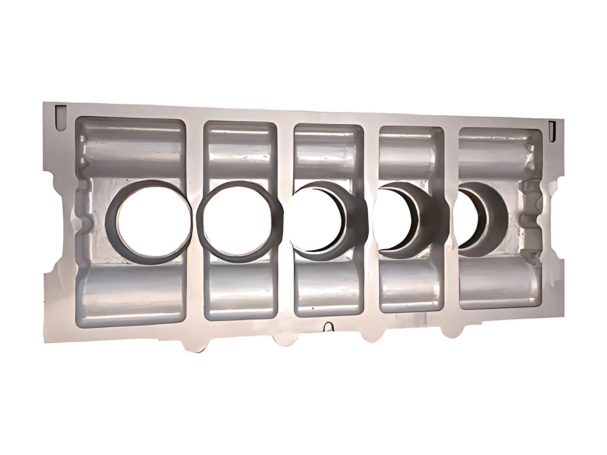 Multi-bore frames: Frame with five line-bored seats