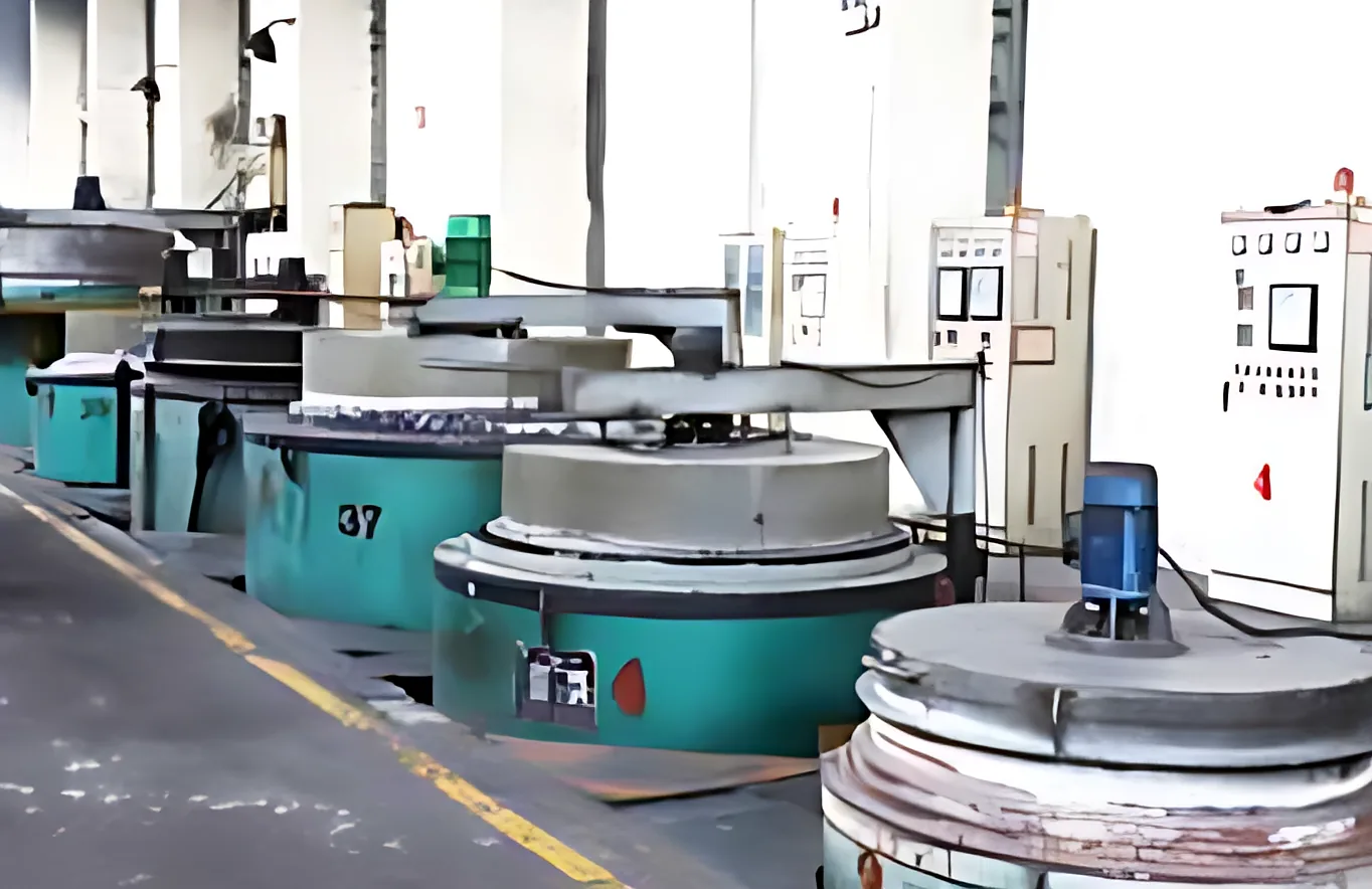 Pit furnaces, Long shafts, carburizing