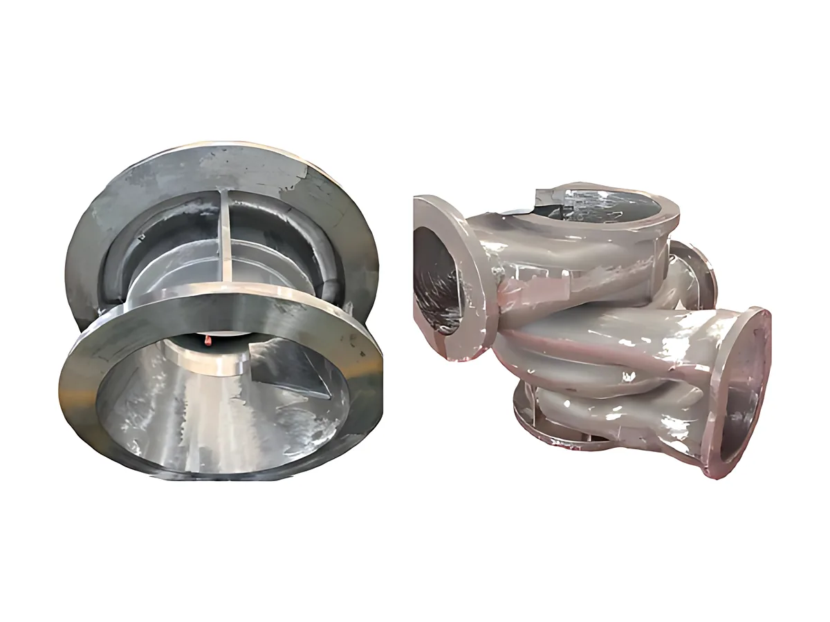 Casings & tees: Pump casing and tee fitting
