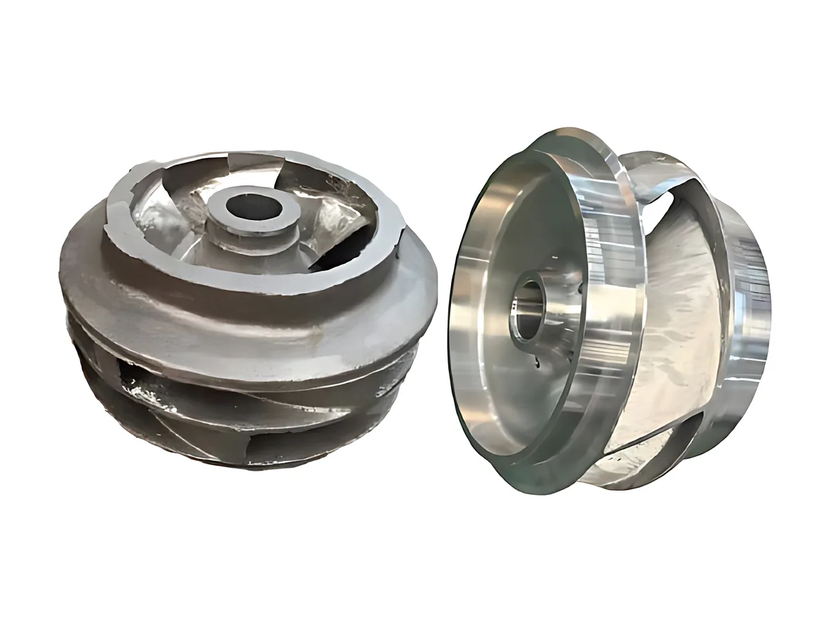 Impellers: Closed impellers, as-cast and machined