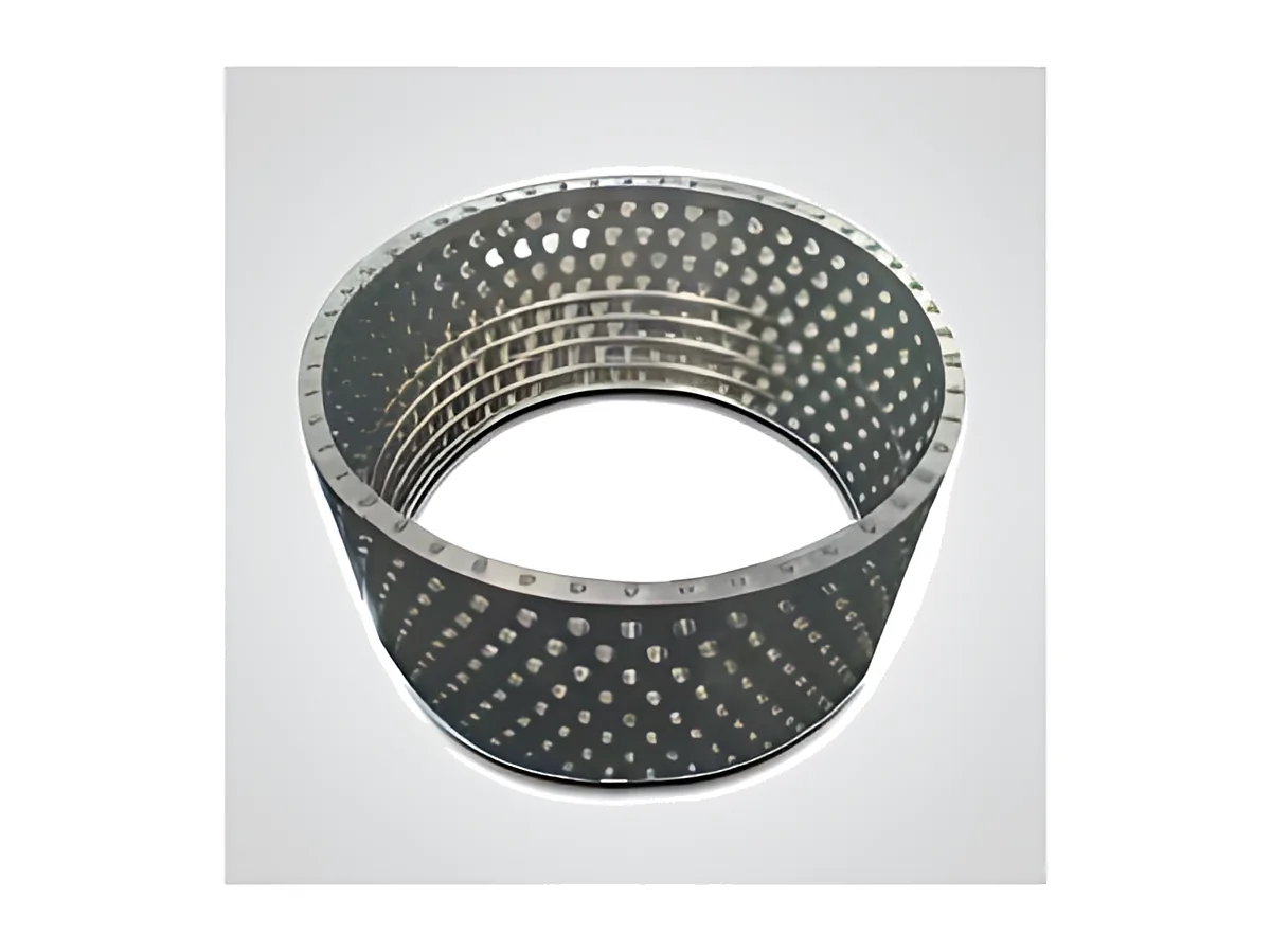 Pusher baskets: Perforated pusher centrifuge basket