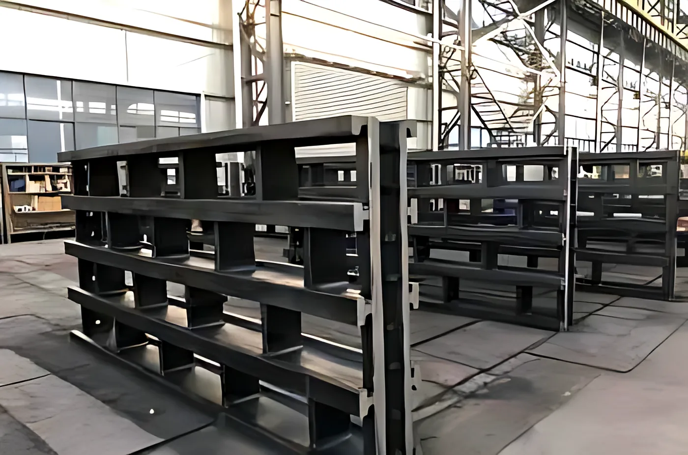 Sinter pallet cars: Centre castings for sinter pallet cars