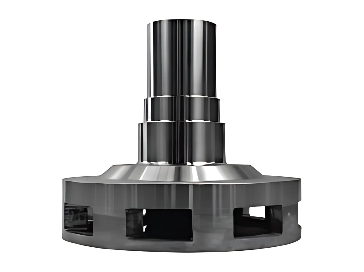 Slotted hub shafts: Hub shaft with slotted flange