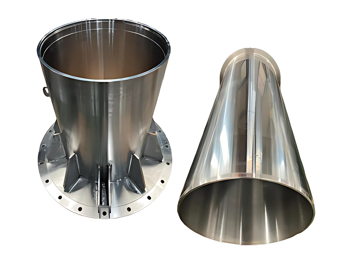 Stainless cones & cylinders: Polished cones and cylinders