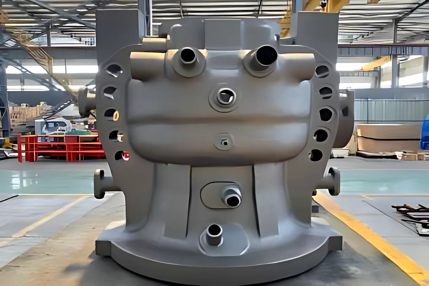 Turbine casings, upper half: Upper half casing machined on the split line