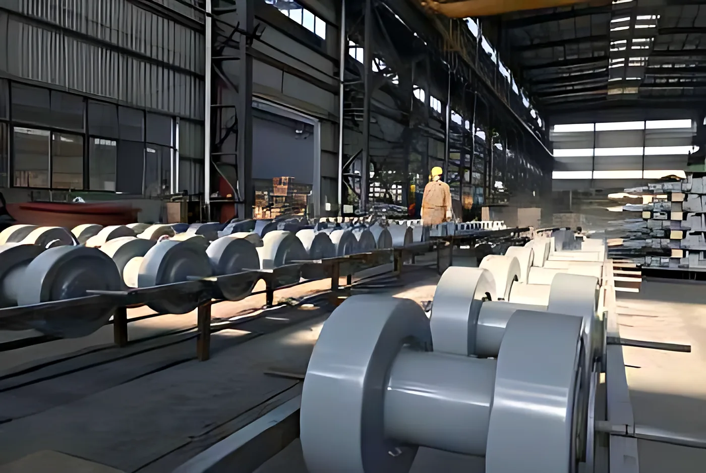 Track shoes: Track shoes in production