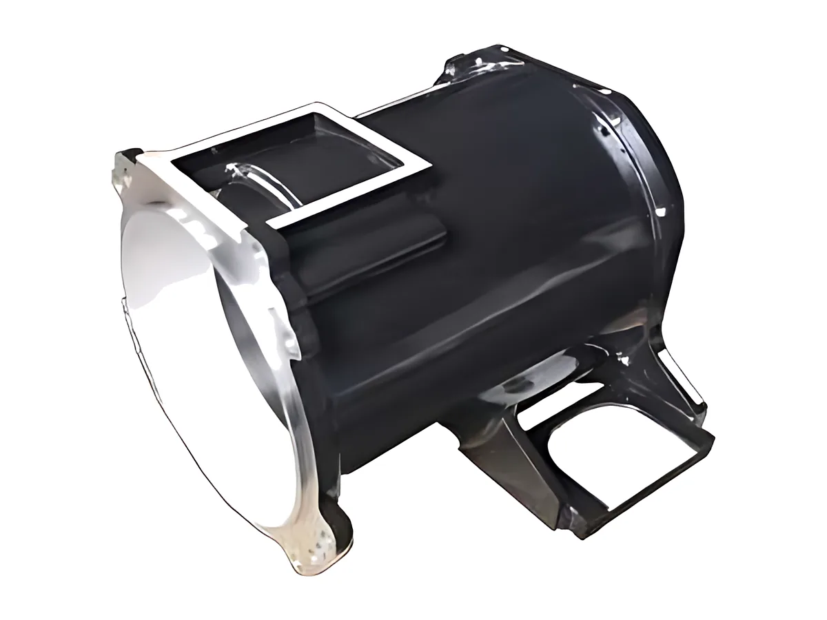 Traction motor housings: Machined housing for rail traction motors
