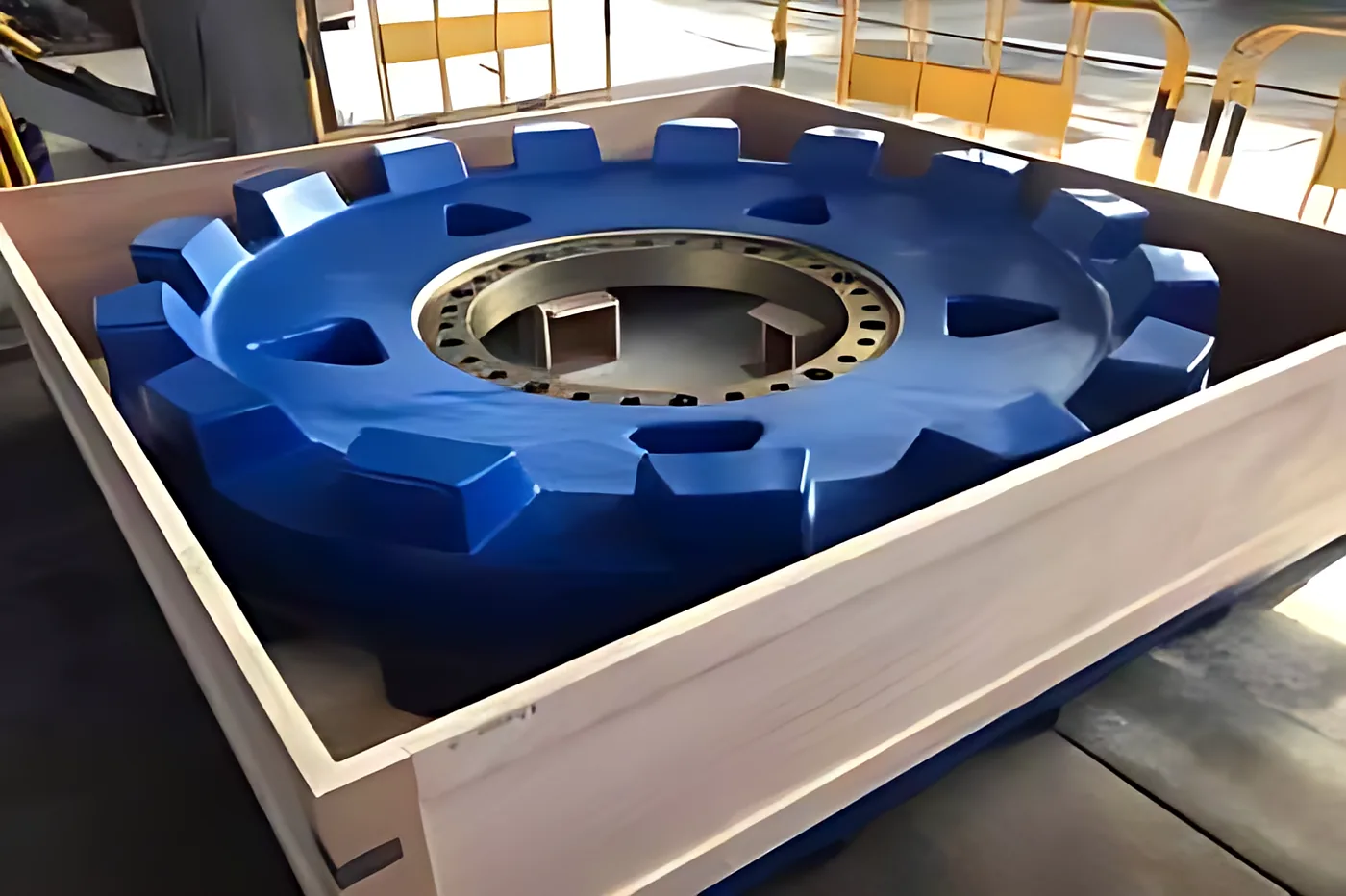 Drive tumblers: Drive tumbler machined and painted
