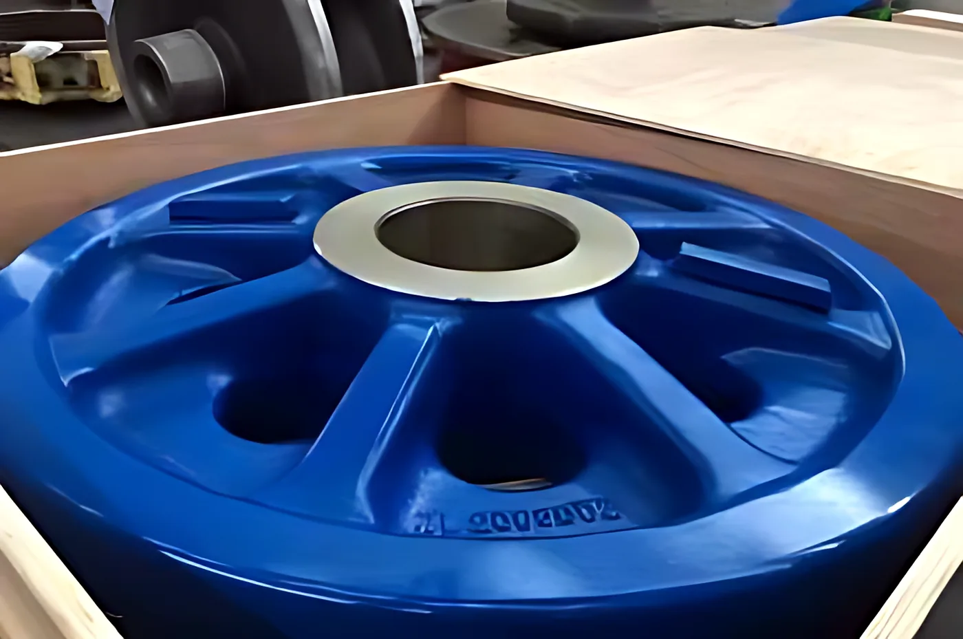 Idlers: Machined and painted idler