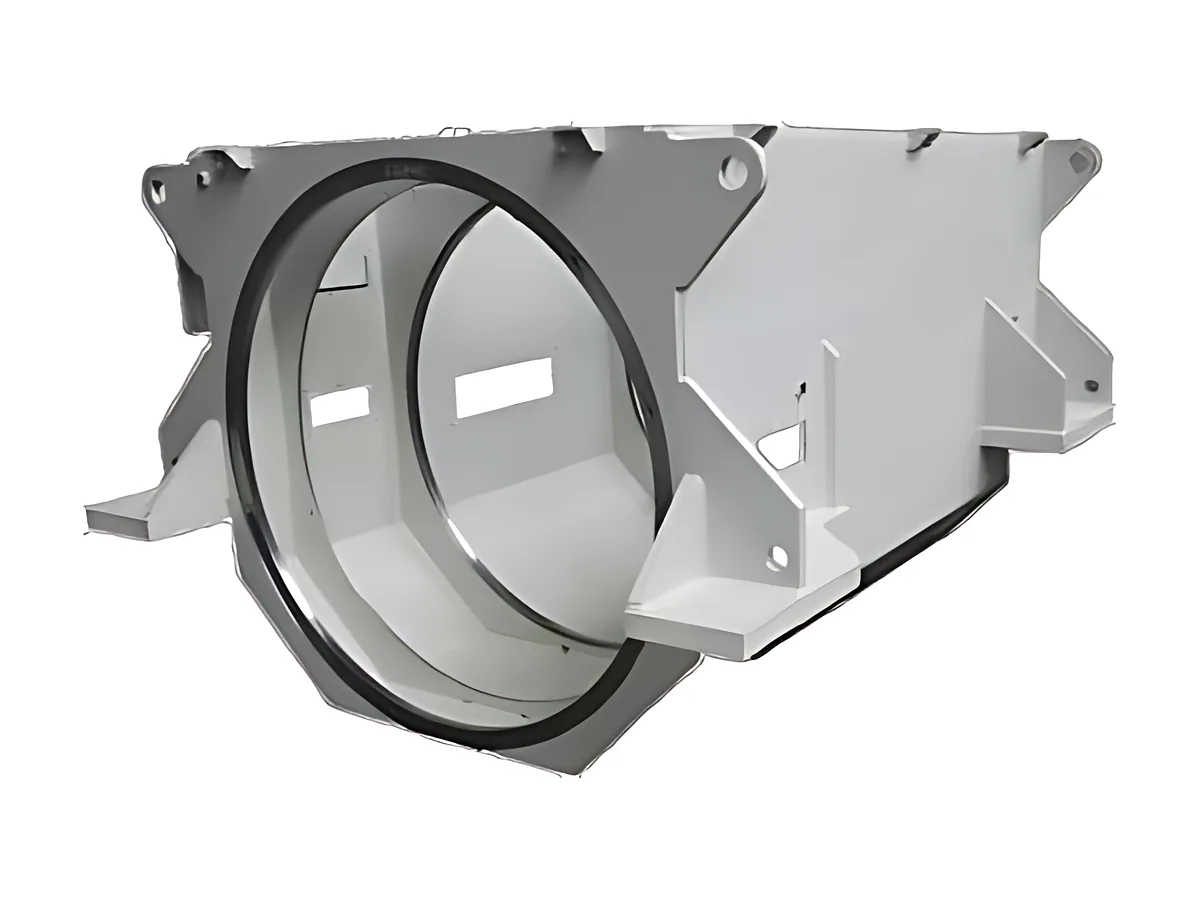 Generator frames: Welded generator frame machined to datum